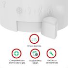 Ducha Zagonel Moment 4 Temperatura Branco 220v 6800w