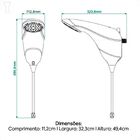 Ducha Zagonel Sublime Eletronica Branco 220v 6800w