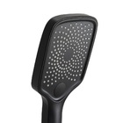 Duchinha De Mão Em Abs Preto Fosco Com Mangueira Flexível De