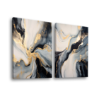 Dupla De Quadros Black Gold -- Br Artes