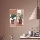 Dupla De Quadros Decorativos Boho Formas Para Cozinha