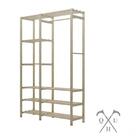 Dupla Estante Vertical Em Madeira Maciça Pinus Armario