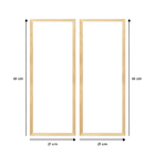 Dupla Quadros Elegante Abstrato Azul Para Sala De Estar