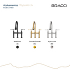 Duplo Comando Bridge Dourado Escovado