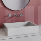 Duplo Comando De Parede Vercci Cromado