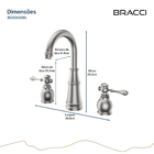 Duplo Comando St Claire Aço Escovado