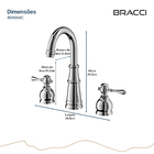 Duplo Comando St Claire Cromado