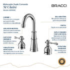 Duplo Comando St Claire Cromado