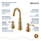 Duplo Comando St Claire Dourado