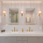 Duplo Comando St Claire Dourado Escovado