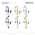 Duplo Comando St Claire Dourado Escovado