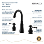 Duplo Comando St Claire Preto