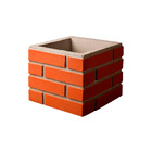 Duto Concreto 30x30x25cm Estilo Tijolo Aparente Cerâmica Atacadão Lazer