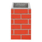 Duto Concreto 30x30x50cm Estilo Tijolo Aparente Cerâmica Atacadão Lazer