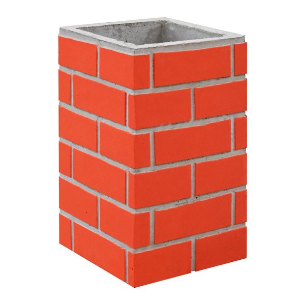 Duto Concreto 30x30x50cm Estilo Tijolo Aparente Cerâmica Atacadão Lazer