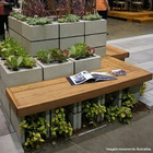 Duto Concreto 36x30x20cm Acabamento Rústico Atacadão Lazer