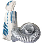 Duto Flexível 100mm 4  Pol 1 Metro Aluminizado Multivac