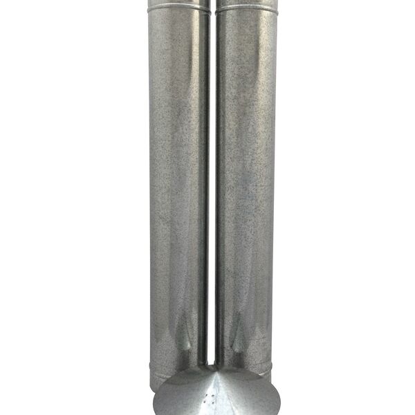 Duto Galvanizado 100mm Com Chapéu Chinês 1 20m