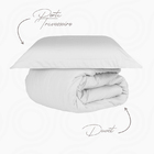Duvet Capa De Edredom Solteiro Branco Cetim300fios Naturalle