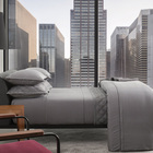 Duvet Casal Egípcio 300fios Preto & Branco 59st By The Bed