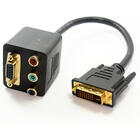 Dvi X Vga + Componente Adaptador M/f
