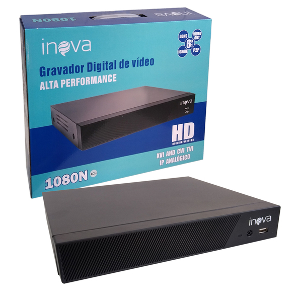 Dvr 4 Canais 6x1 1080n Inova 5708