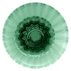 Dyone Garrafa Decorativa 40x26x26cm Vidro Verde Com Tampa