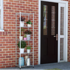 Eau012 Estante De Aço 5 Prateleiras Quadrada Cromada Aramada