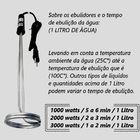 Ebulidor Fervedor Aquecedor Elétrico Médio 1.000 Wts 110v