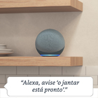 Echo 4ª Geração Smart Speaker com Som Premium Preto Alexa Amazon