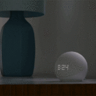 Echo Dot 5ª Geração com Relógio Branco com Alexa