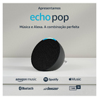 Echo Pop 1 Geração Com Alexa Smart Speaker Preto C2h4r9 Amazon