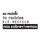 Ecobag De Feira "recicle" - Algodão 100% Reciclado - Creme