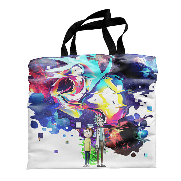 Ecobag Rick And Morty Bolsa Sacola De Praia Personalizada