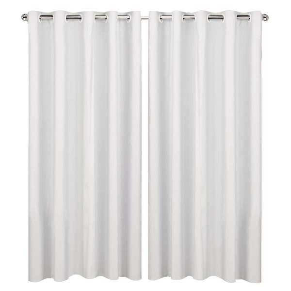 Ecortina Duo Colors Ilhós 4,00x2,50m – Marka Têxtil - Branco