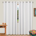 Ecortina Duo Colors Ilhós 4,00x2,50m – Marka Têxtil - Branco