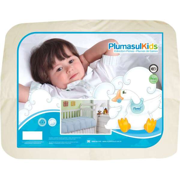 Edredom 100% Pluma De Ganso-baby-100x140-bege