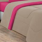 Edredom 1 Peça Solteiro Avelã Pink