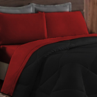 Edredom 6 Peças Cama Casal Queen Dupla Face Casen Pretoeverme