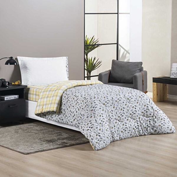 Edredom Alegria Kids Solteiro Infantil Dupla Face 100% Algodã