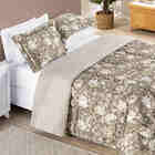 Edredom Ayla Casal Queen Tecido Dupla Face Microfibra  03 Peç