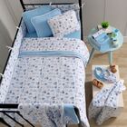 Edredom Bebê Estampado Vivaldi Azul Un