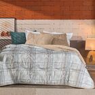 Edredom Blend Confort Solteiro Altenburg Marrom Un