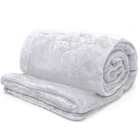 Edredom Buettner Casal Plush Flannel Dupla Face 200x220 Branco