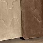 Edredom Buettner Queen Plush Flanel Dupla Face Khaki