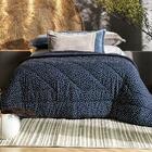 Edredom Casal Altenburg Blend Malha Bits Marinho