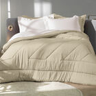 Edredom Casal Altenburg Cetim 300 Fios Bege Delavé