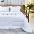 Edredom Casal Altenburg Malha 100% Branco Casal