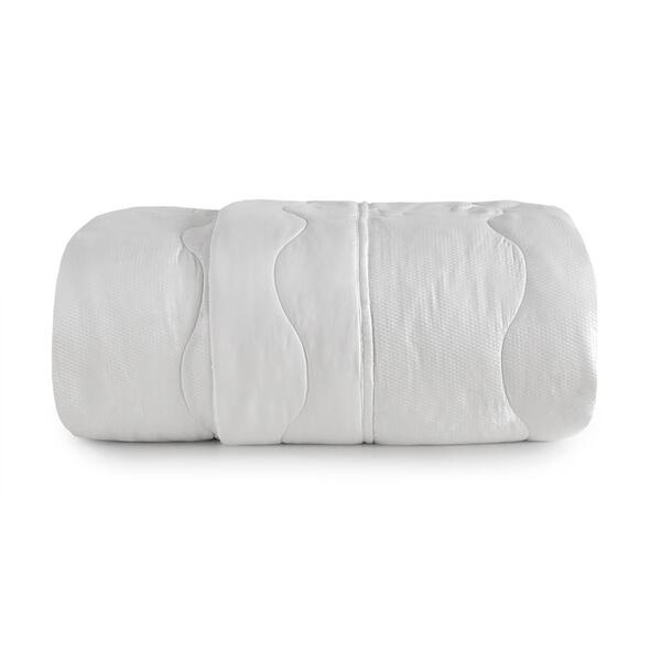 Edredom Casal Altenburg Toque Acetinado Verano Branco