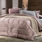 Edredom Casal Blend Sense Pop Up 100% Poliéster 210x230cm Rosa